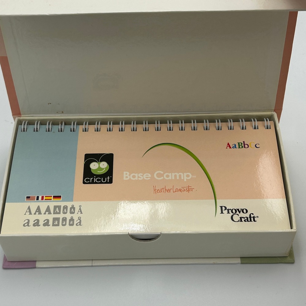 Cricut Font Cartridge "Base Camp" Provo Craft for Paper Crafting Scrapbook - Picture 7 of 7